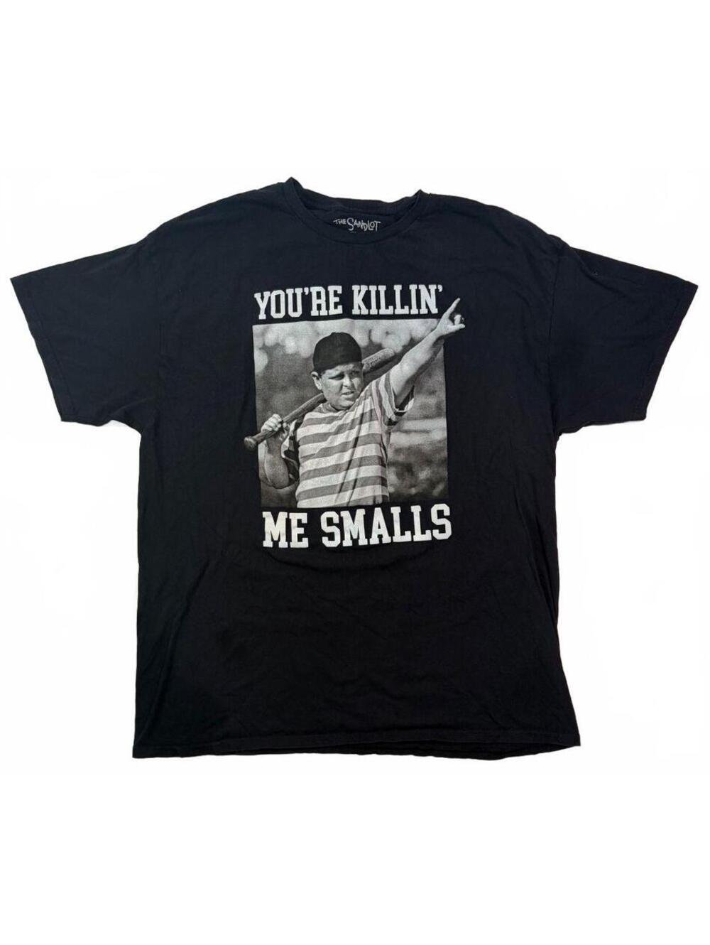 The Sandlot You're Killin' Me Smalls Men's XL Black Retro Movie Graphic T-Shirt